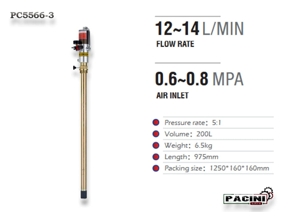 PACINI Pacini PC5566 Oil Dispensing Pump with 15m Retractable Reel &amp; Digital Meter Kit PC5566