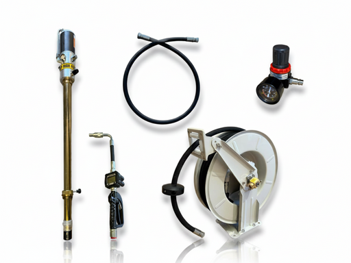 PACINI Pacini PC5566 Oil Dispensing Pump with 15m Retractable Reel &amp; Digital Meter Kit PC5566