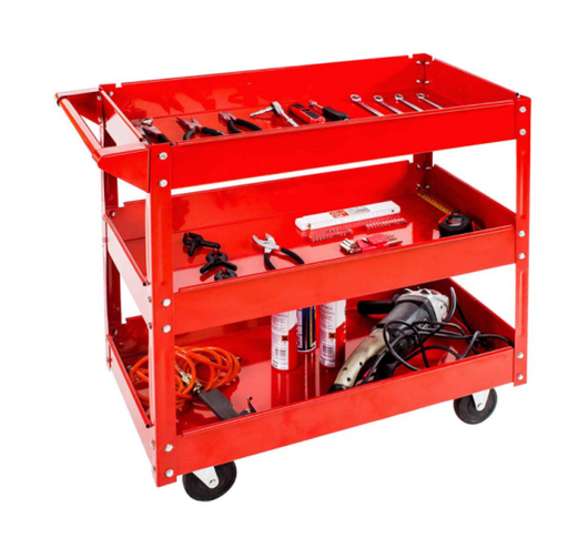 PACINI Pacini 3 Tier Heavy Duty Tool Trolley Cart on Castor Wheels – TSC003 TSC003