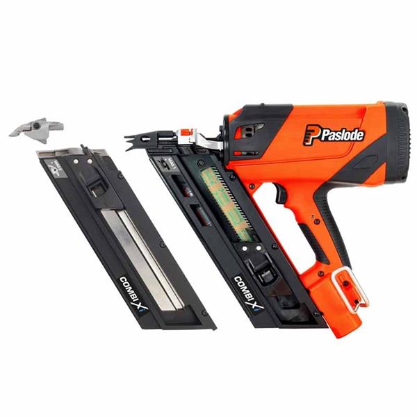 Paslode COMBI Xi 2-in-1 Cordless Strip Nailer with 2x Magazines (1x2.1Ah) PAS-014012