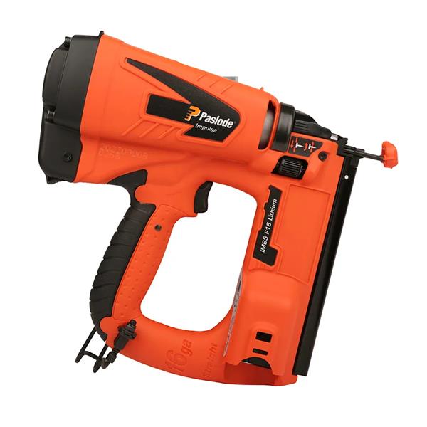 Paslode IM65 F16 Gas Straight Finish Nailer 16 Gauge (1X2Ah) (Toughbuilt bag) 923719