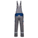 Portwest FR07 - Bizflame Industry Two Tone FR Bib and Brace - Grey