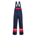 Portwest FR57 - Bizflame Work Two Tone FR Bib and Brace - Navy