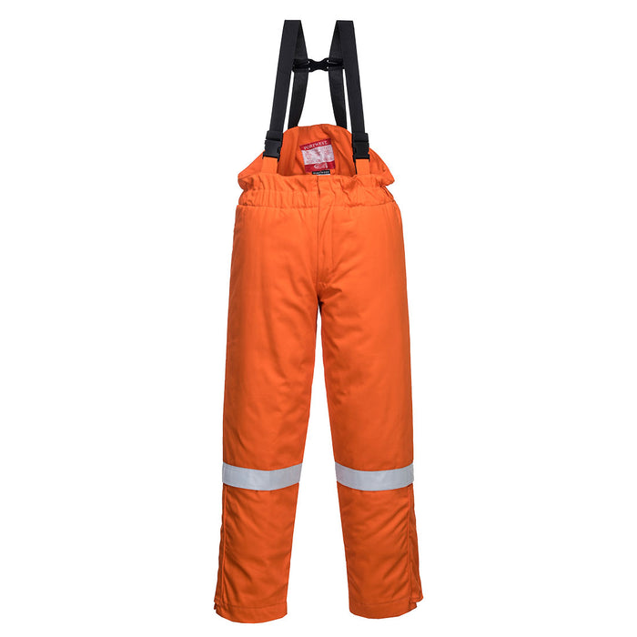 Portwest FR58 - Bizflame Work FR Insulated Bib and Brace - Orange