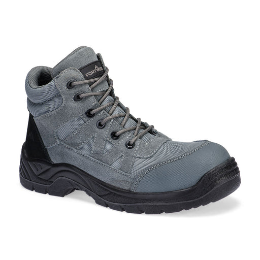 Portwest FC20 - Composite Textile and Suede Ankle Boot S1PL SR FO - Metal Grey