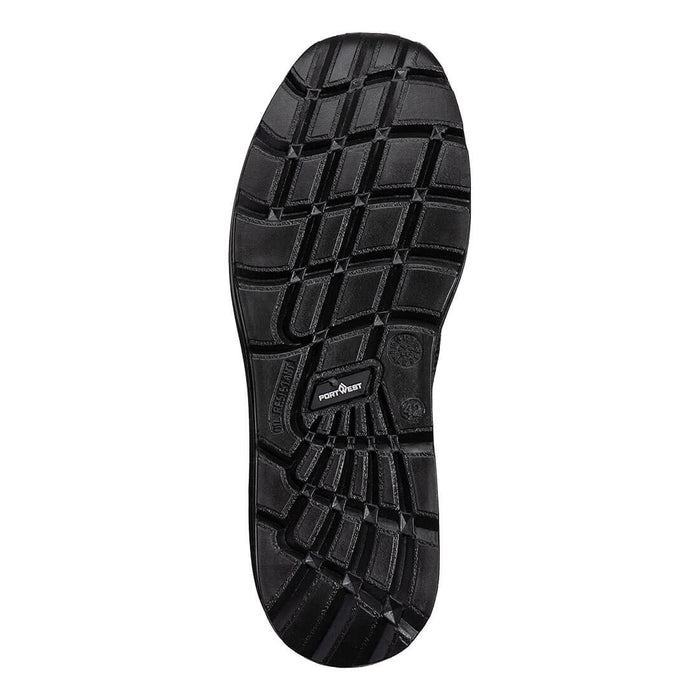 Portwest FC32 - Composite Textile Trainer S1PS ESD SR FO - Black/Zoom Grey