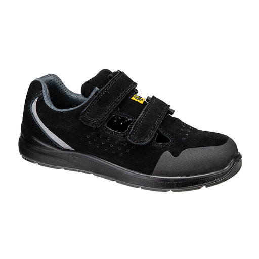 Portwest FE08 - Steel Cow Suede Sandal S1P ESD SR FO - Black