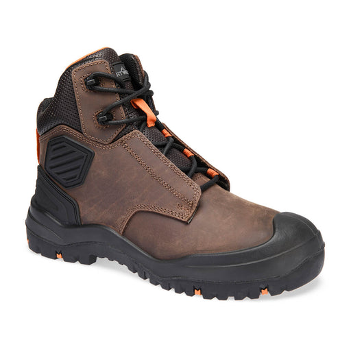 Portwest FT30 - Steel Leather Ankle Boot S3 SC HRO HI CI LG SR FO - Brown/Orange
