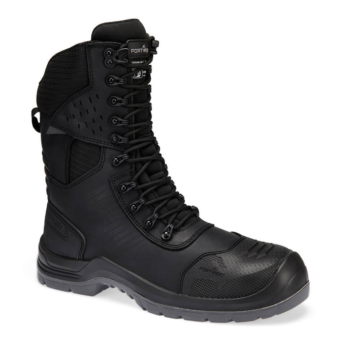 Portwest FV03 - Composite Leather High Boot S7L ESD HRO LG FO SC CI SR - Black
