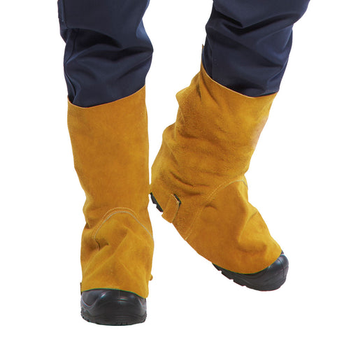 Portwest SW32 - FR Leather Welding Boot Cover - Tan SW32-TAR