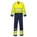 Portwest BIZ7 - Bizflame Work Hi-Vis Contrast FR Coverall - Yellow/Navy