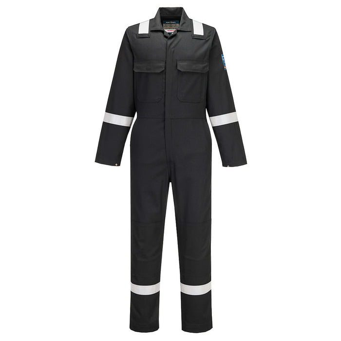 Portwest BZ506 - Bizweld Work FR Classic Coverall - Black