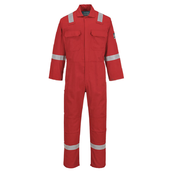Portwest BZ506 - Bizweld Work FR Classic Coverall - Red