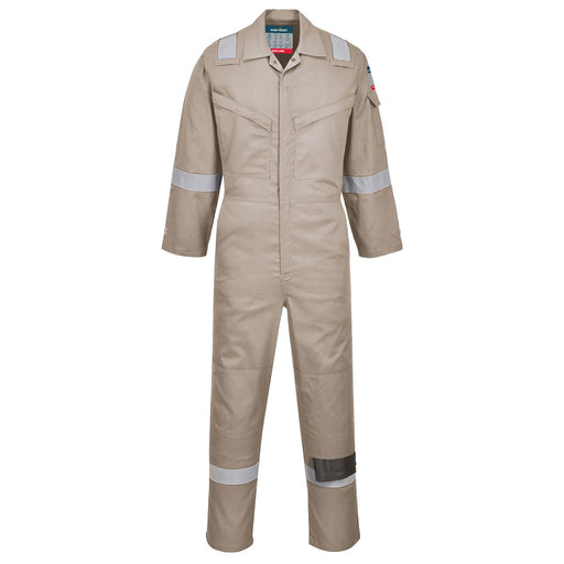 Portwest FR21 - Bizflame Work Lightweight FR Coverall - Khaki