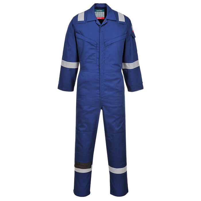 Portwest FR21 - Bizflame Work Lightweight FR Coverall - Royal Blue