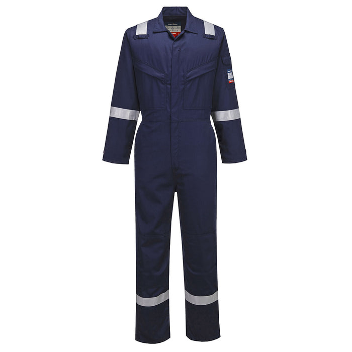 Portwest FR22 - Bizflame Work Lightweight Insect Repellent FR Coverall - Navy
