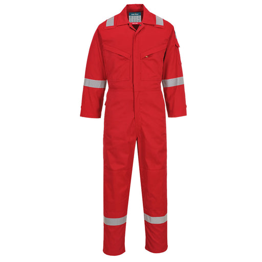 Portwest FR28 - Bizflame Work FR Coverall - Red