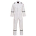 Portwest FR50 - Bizflame Work FR Coverall - White