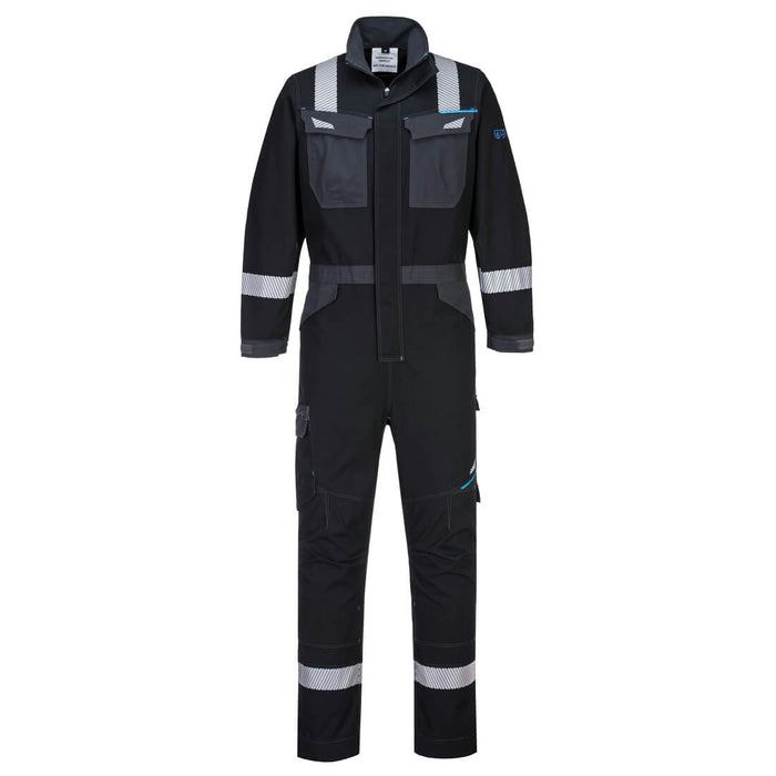 Portwest FR503 - WX3 Modaflame Work FR Coverall - Black