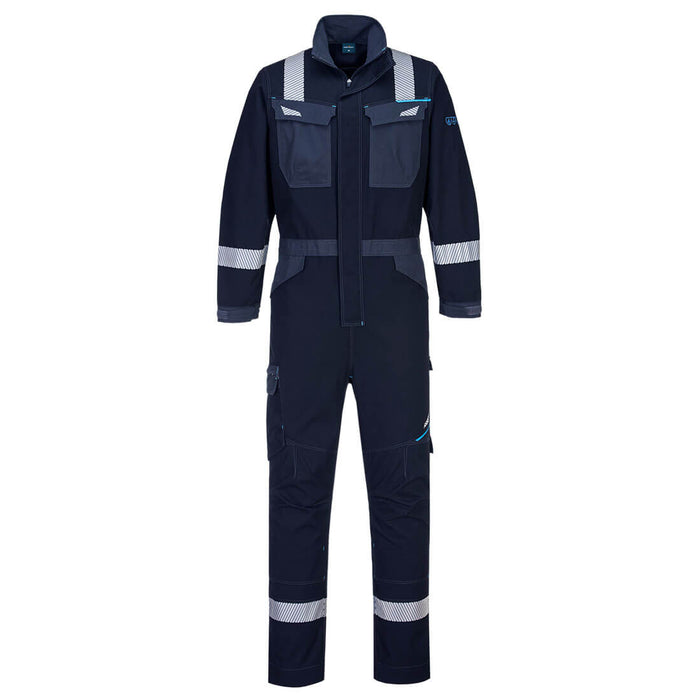Portwest FR503 - WX3 Modaflame Work FR Coverall - Navy