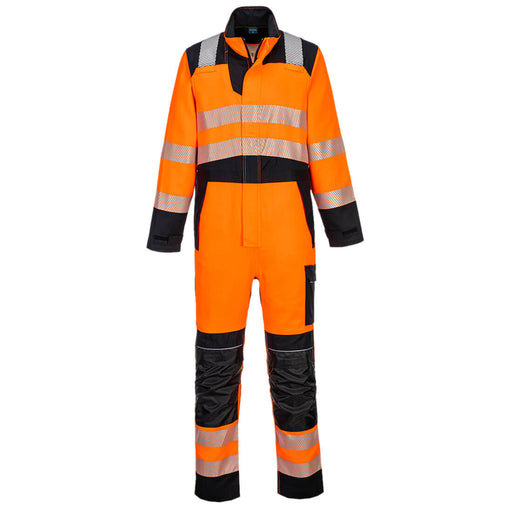 Portwest FR509 - PW3 Modaflame Work HVO Multi-Norm FR Coverall - Orange/Black
