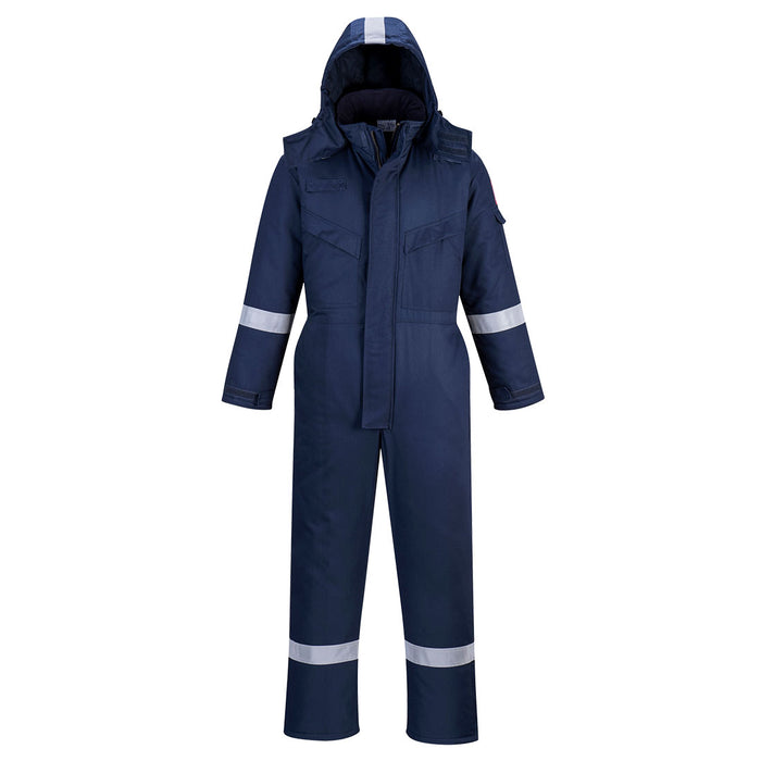 Portwest FR53 - Bizflame Work FR Insulated Coverall - Navy