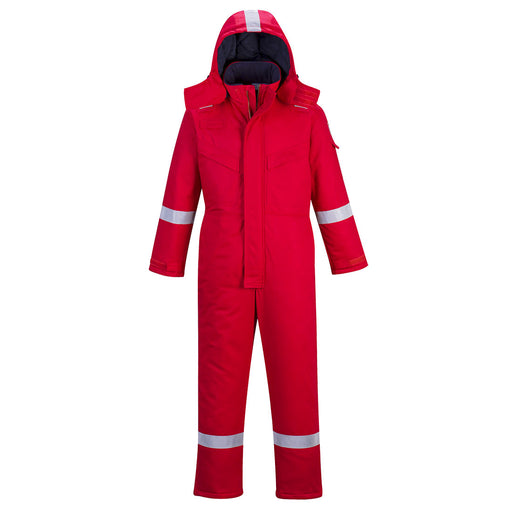 Portwest FR53 - Bizflame Work FR Insulated Coverall - Red