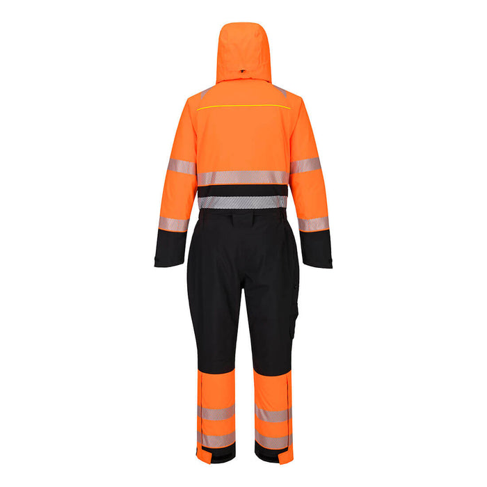 Portwest DX438 - DX4 Hi-Vis Winter Coverall Orange/Black