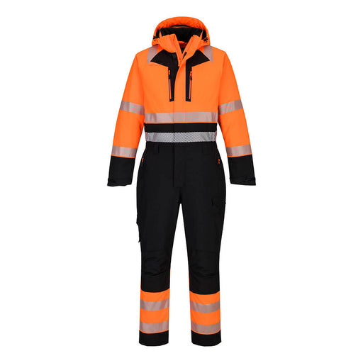 Portwest DX438 - DX4 Hi-Vis Winter Coverall Orange/Black