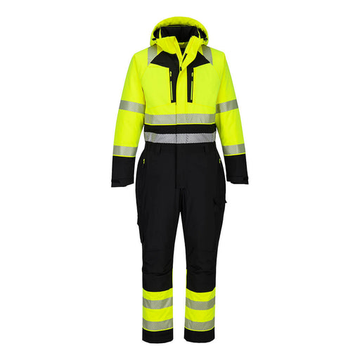 Portwest DX438 - DX4 Hi-Vis Winter Coverall Yellow/Black