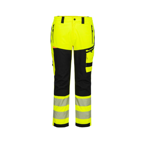 Portwest DX448 - DX4 Hi-Vis Rain Trouser Yellow/Black
