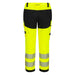 Portwest DX448 - DX4 Hi-Vis Rain Trouser Yellow/Black