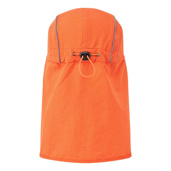 Portwest HA22 - Breathable Sun Shield Cap - Orange HA22-ORR-One Size