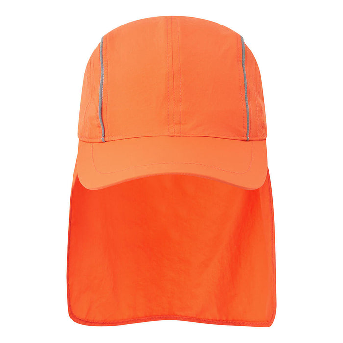 Portwest HA22 - Breathable Sun Shield Cap - Orange HA22-ORR-One Size