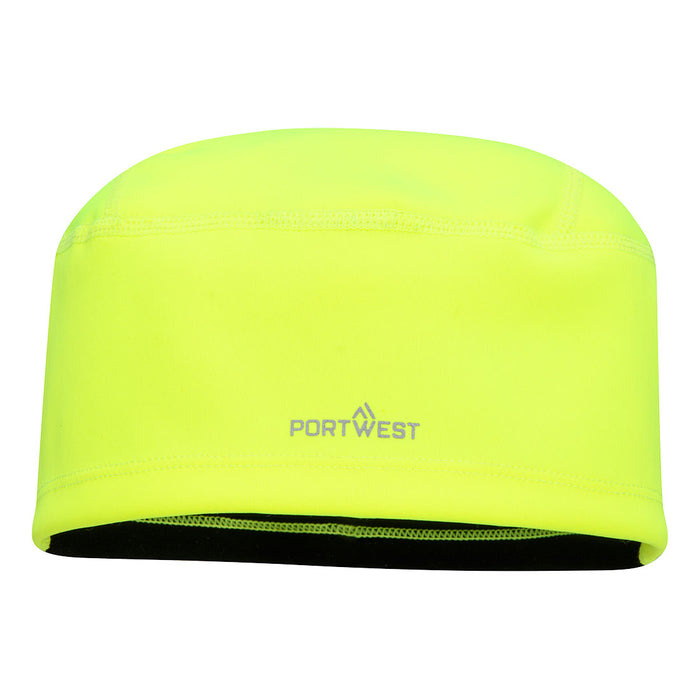 Portwest HA26 - PW3 Wind Resistant Beanie - Yellow/Black HA26-YBR-One Size
