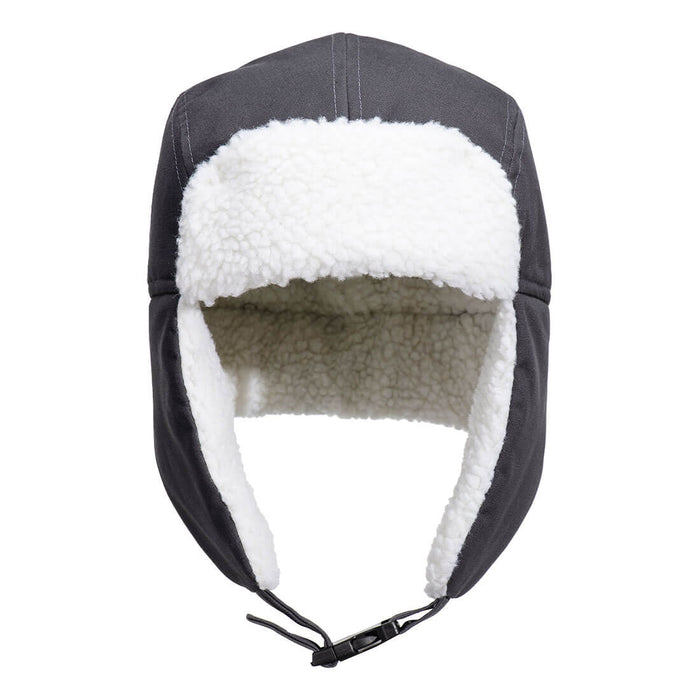 Portwest HA33 - Sherpa Lined Trapper Hat - Metal Grey HA33-MGR-One Size