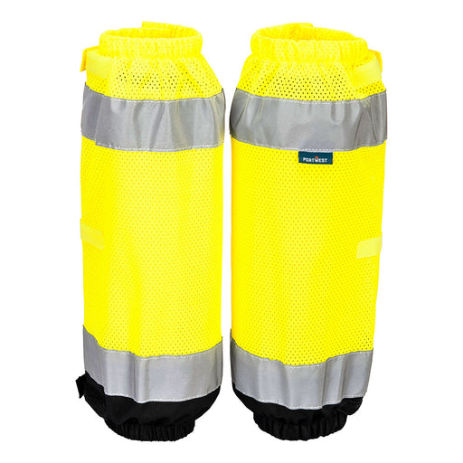 Portwest HV389 - Hi-Vis Contrast Gaiters - Yellow/Black HV389-YBR-One Size