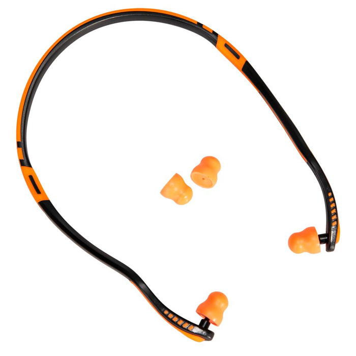 Portwest EP11 - Easy Fit PU Ear Plugs Banded (2 Pairs) - Orange EP11-ORR-One Size