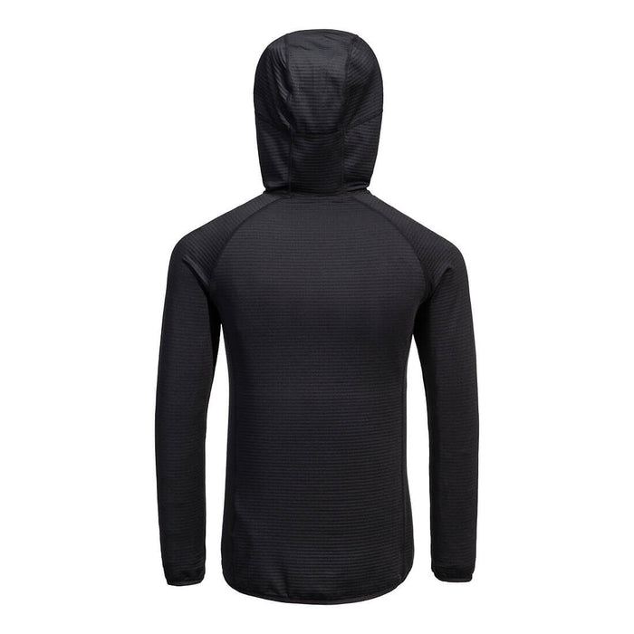 Portwest B191 - Waffle Fleece Hooded Baselayer - Black
