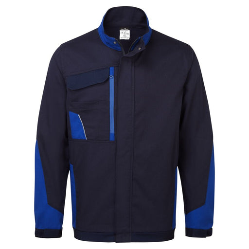 Portwest CD118 - WX1 Two Toned Insulated Cotton Work Jacket - Navy/Royal