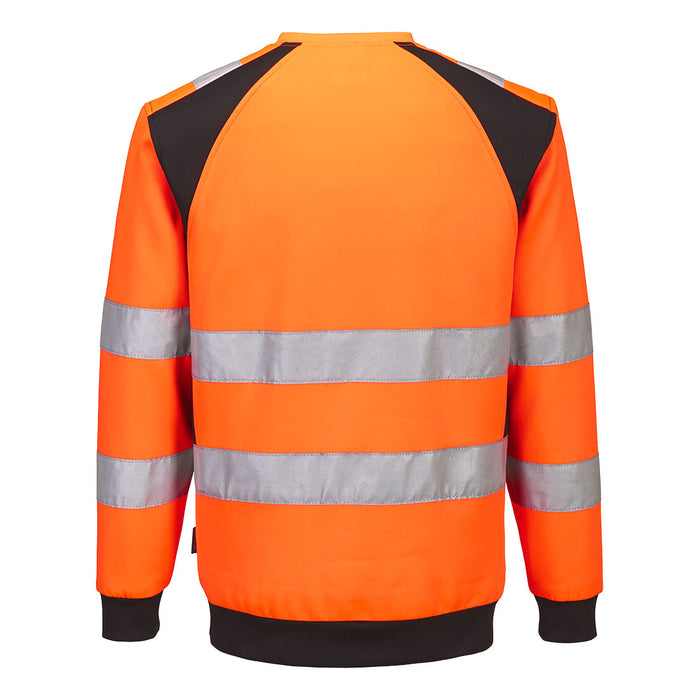Portwest CD805 - WX2 Eco Hi-Vis Sweatshirt - Orange/Black