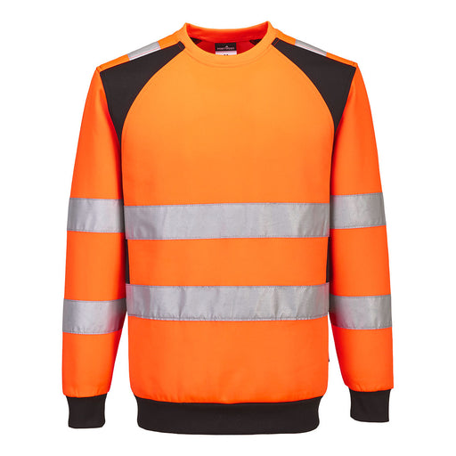 Portwest CD805 - WX2 Eco Hi-Vis Sweatshirt - Orange/Black