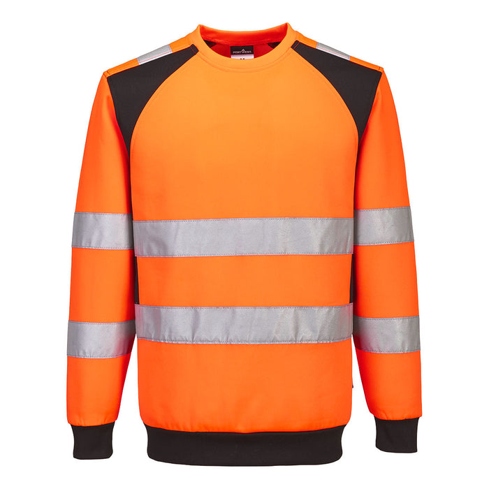 Portwest CD805 - WX2 Eco Hi-Vis Sweatshirt - Orange/Black