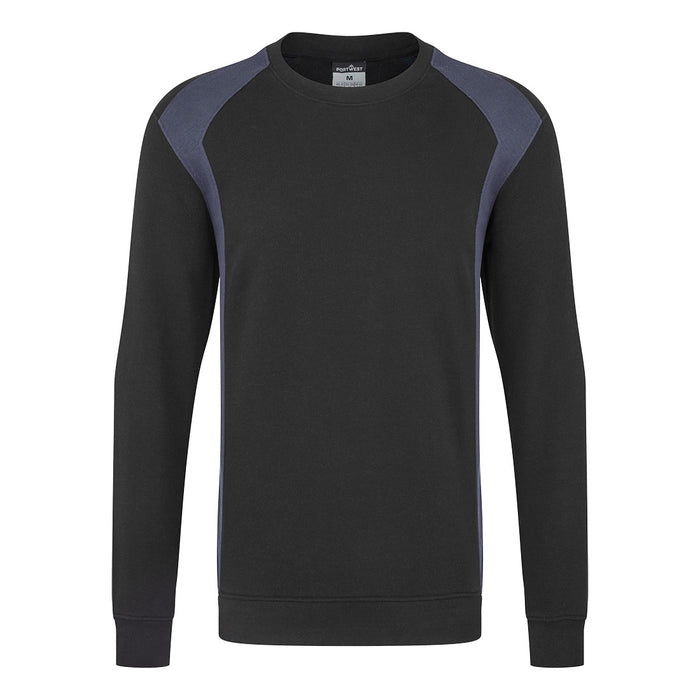 Portwest CD813 - WX2 Eco Sweatshirt - Black/Navy