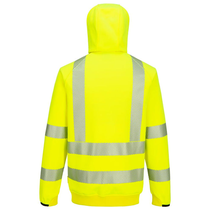 Portwest KX303 - KX3 Sport Hi-Vis Zipped Hoodie - Yellow