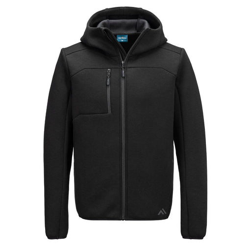 Portwest KX372 - KX3 Sport Zip Hooded Sweater - Black