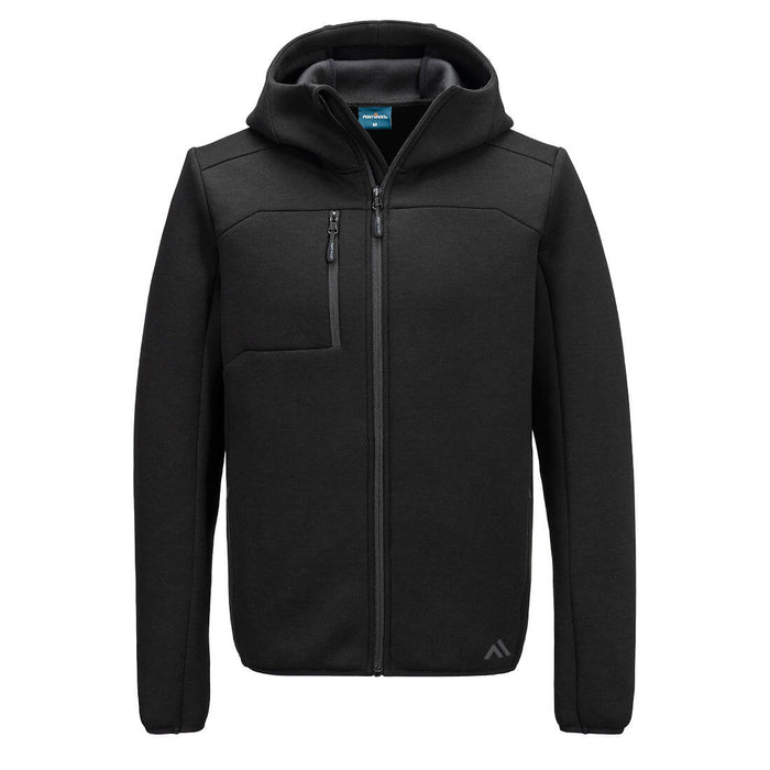 Portwest KX372 - KX3 Sport Zip Hooded Sweater - Black