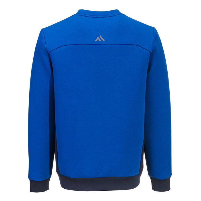 Portwest KX377 - KX3 Sport Tech Sweatshirt - Quartz/Dark Navy