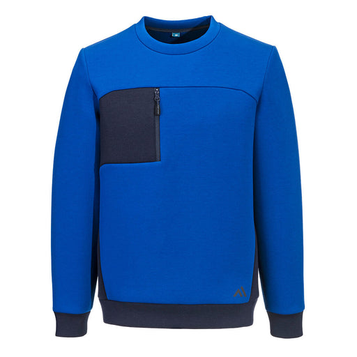 Portwest KX377 - KX3 Sport Tech Sweatshirt - Quartz/Dark Navy