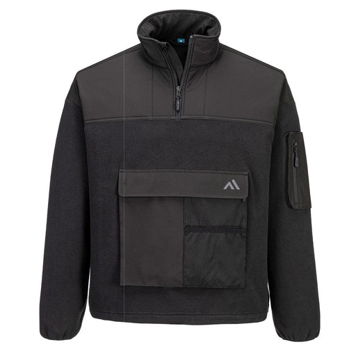 Portwest KX378 - KX3 Sport 1/4 Zip Fleece - Black